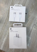 Combo Carga Rápida Apple Original | Cubo 20W + Cable USB-C a USB-C 60W
