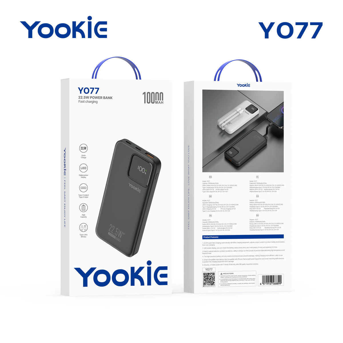 Power Bank Yookie YO77 | 10.000 mAh