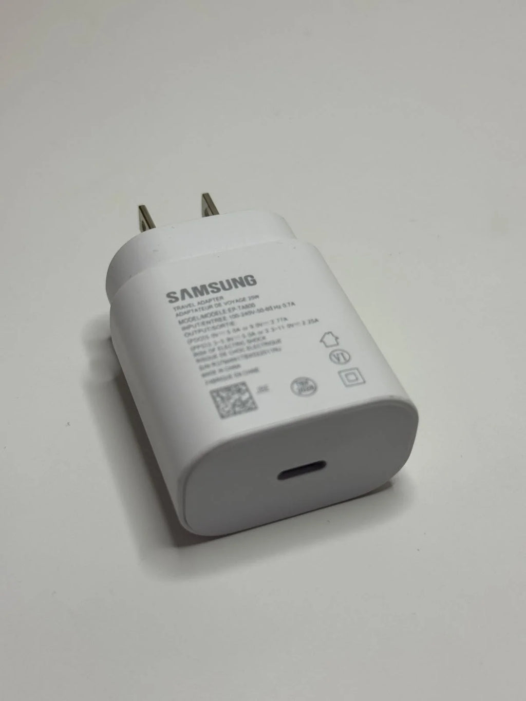 Cubo Cargador Samsung 25W USB-C | Carga Súper Rápida