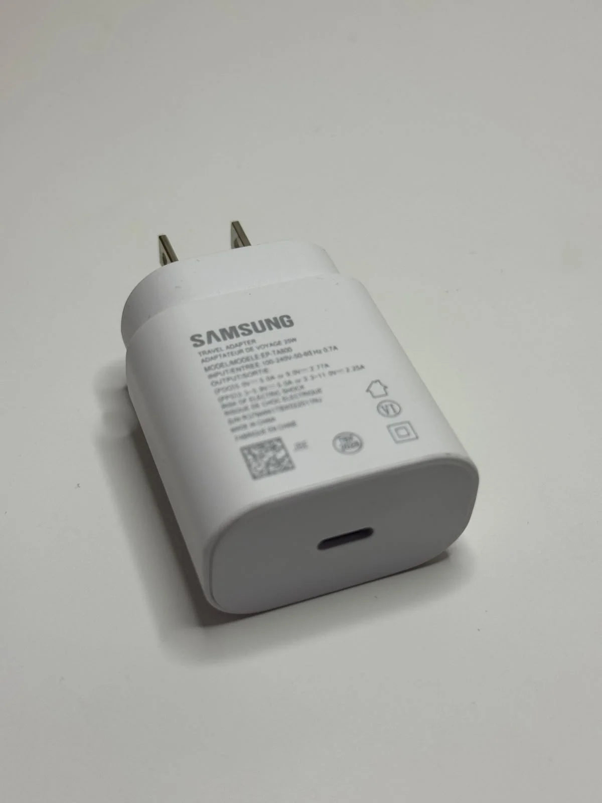 Cubo Cargador Samsung 25W USB-C | Carga Súper Rápida